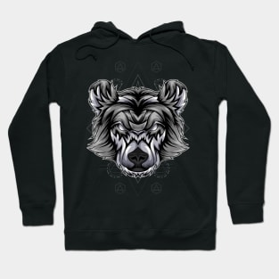 classic bear head Hoodie